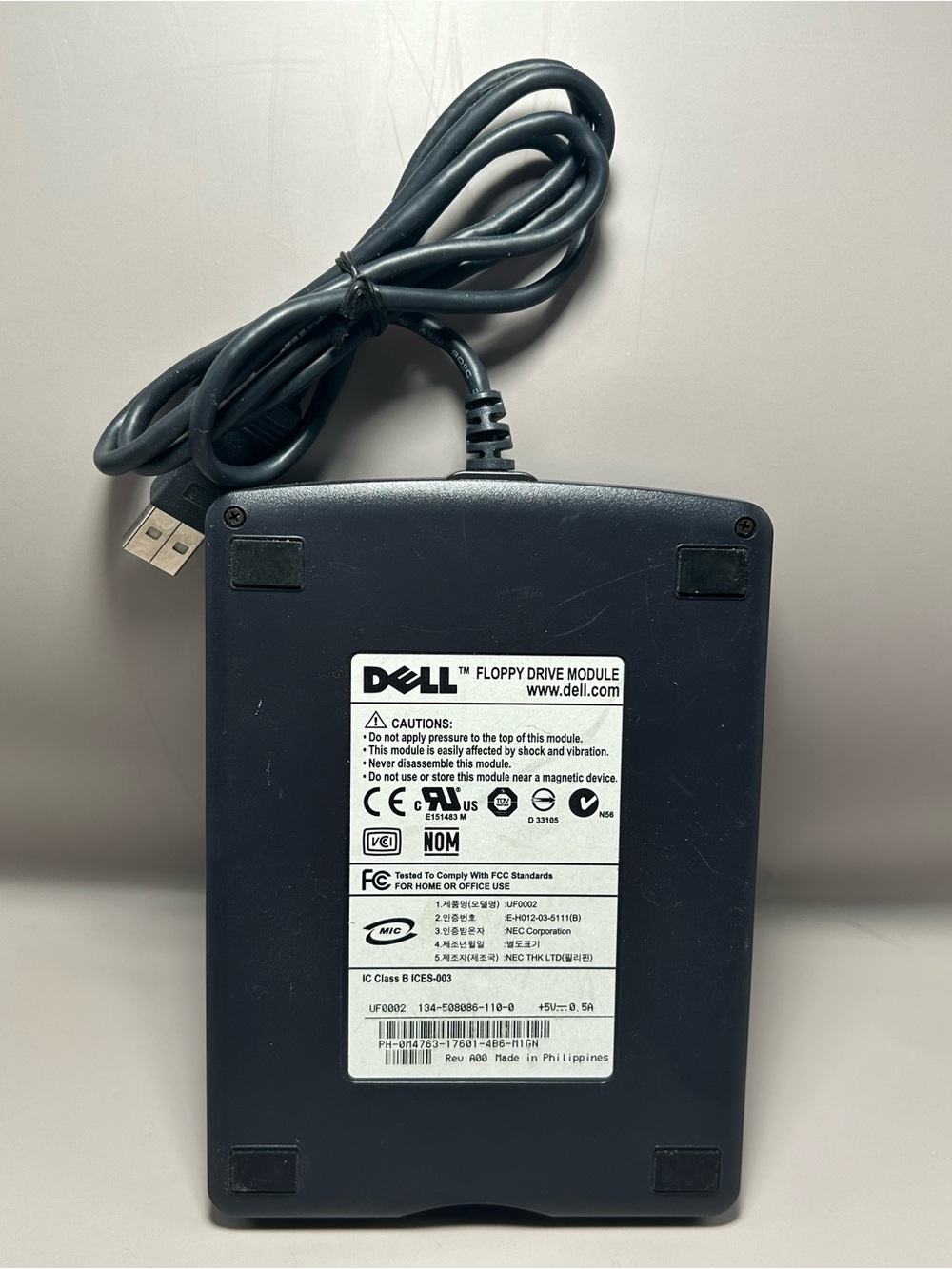 Dell USB 3.5 External Floppy Disk Drive Module - Picture 5 of 8